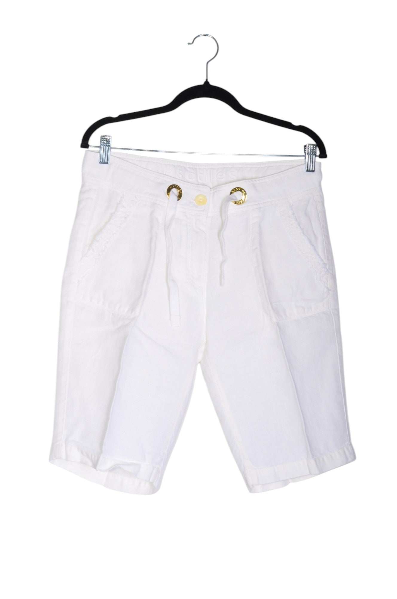 ESCALES Women Classic Shorts Regular fit in White - Size 42 | 13.25 $ KOOP