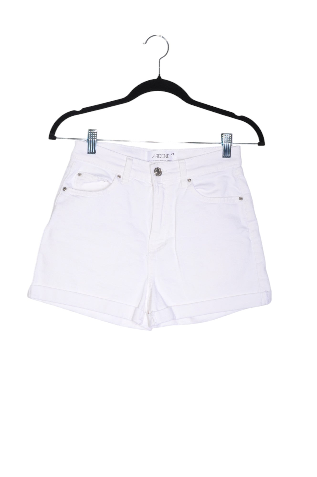 ARDENE Women Denim Shorts Regular fit in White - Size 1 | 10.99 $ KOOP