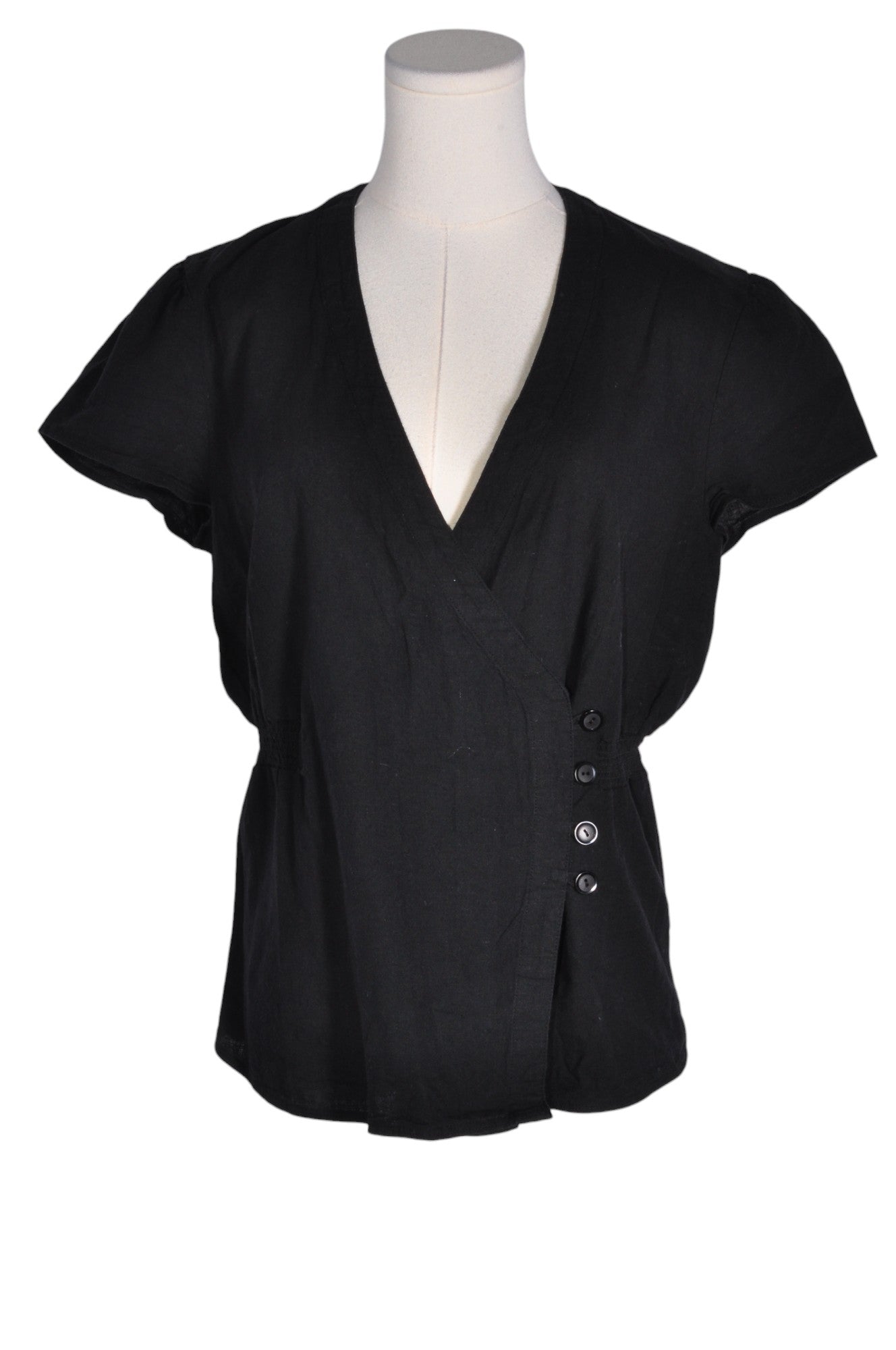 H&M Women Blouses Regular fit in Black - Size 10 | 9.99 $ KOOP