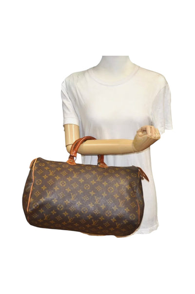 Louis Vuitton Monogram Speedy 35 Hand Boston Bag Old Model LV 7578K