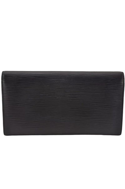 Louis Vuitton Epi Pochette Porte Monnaie Credit Wallet M63572 Black 8020K