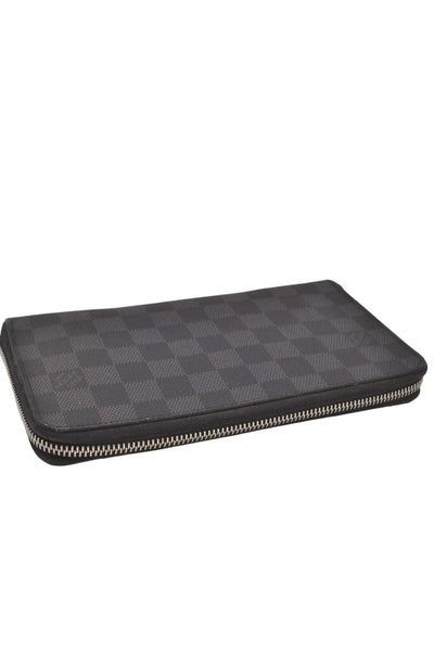 Louis Vuitton Damier Graphite Zippy Organizer Wallet N63077 LV 8122K