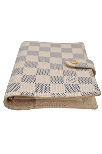 Louis Vuitton Damier Azur Agenda PM Notebook Cover R20706 LV 8166K