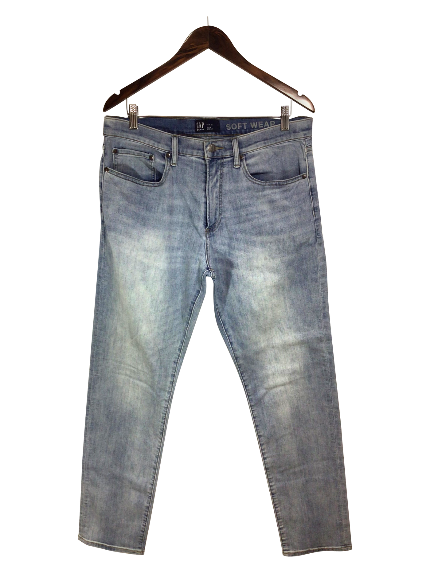 GAP Regular fit Straight-legged Jeans in Blue - Size 34x32 | 11.25 $ KOOP