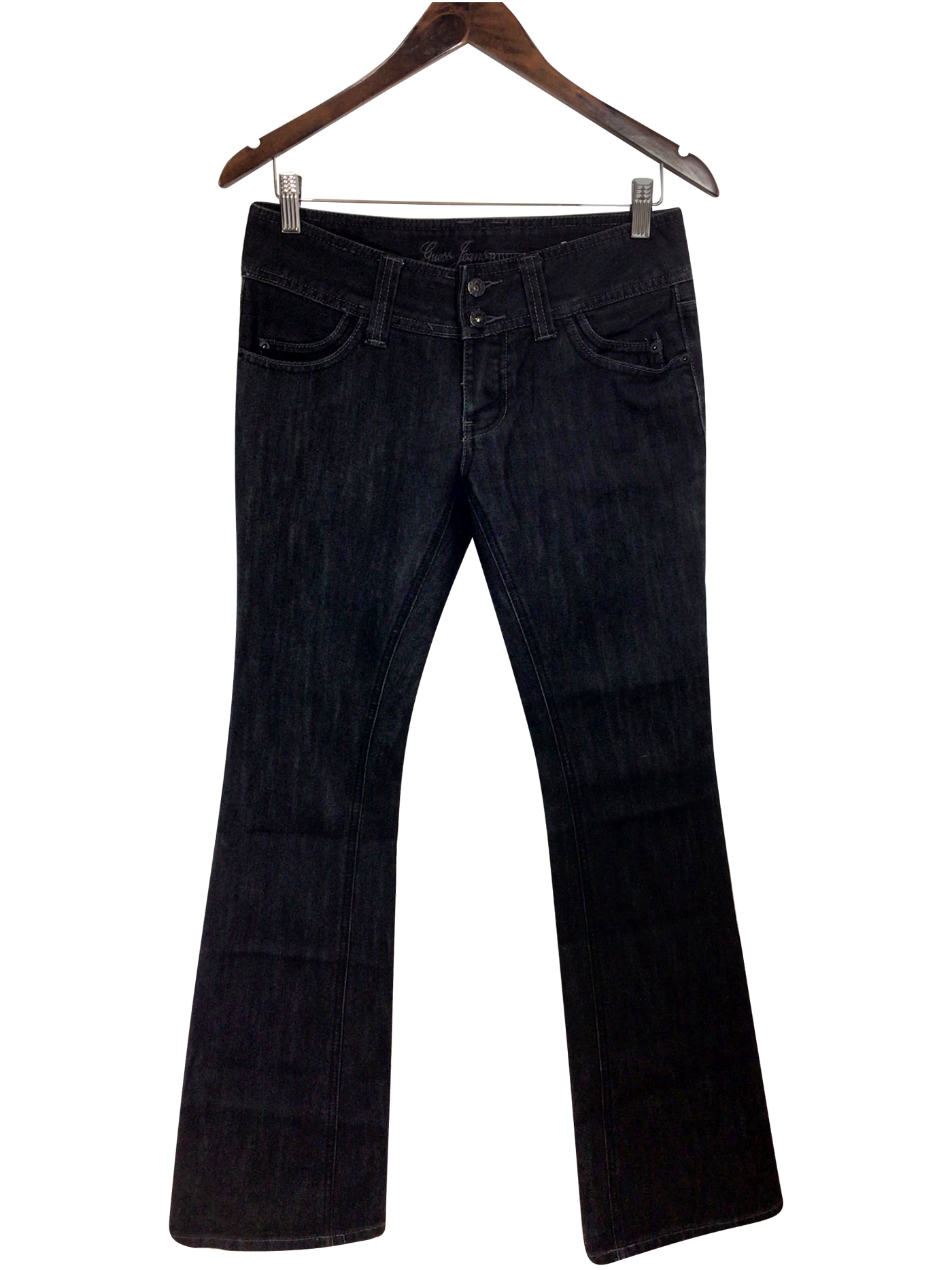 GUESS Regular fit Straight-legged Jeans in Black - Size 28 | 23.25 $ KOOP