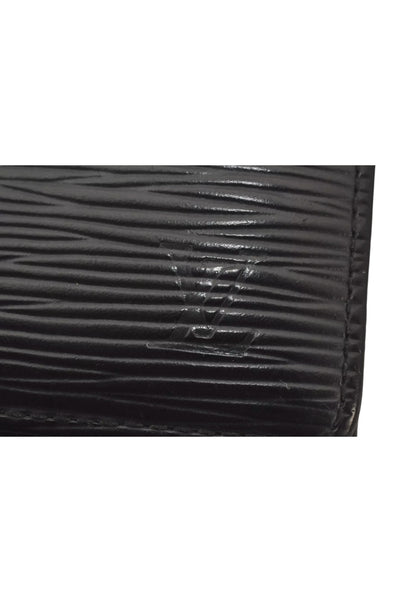 Louis Vuitton Epi Pochette Porte Monnaie Credit Wallet M63572 Black 8020K