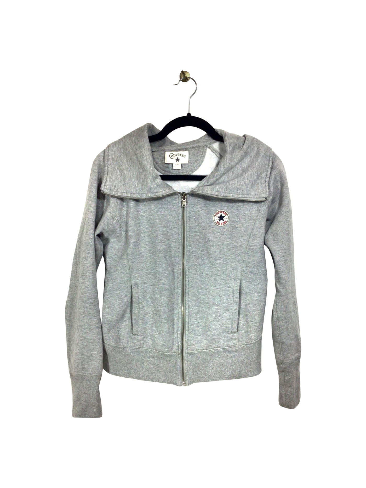 CONVERSE Sweatshirt Regular fit in Gray - Size S | 23.49 $ KOOP