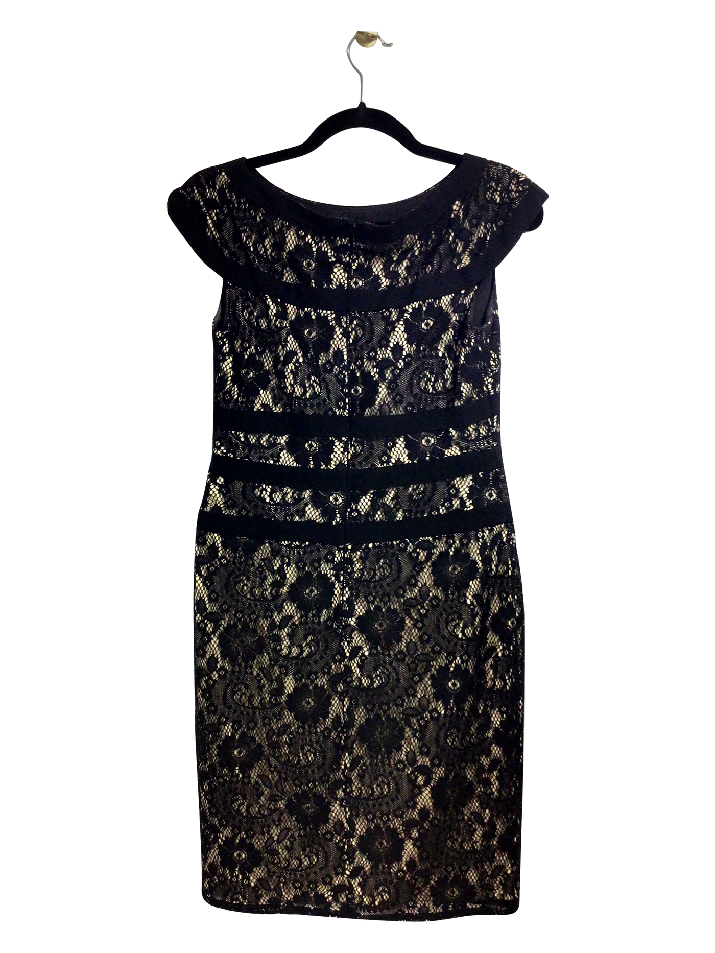 ADRIANNA PAPELL Regular fit Midi Dress in Black - Size 6 | 29.99 $ KOOP