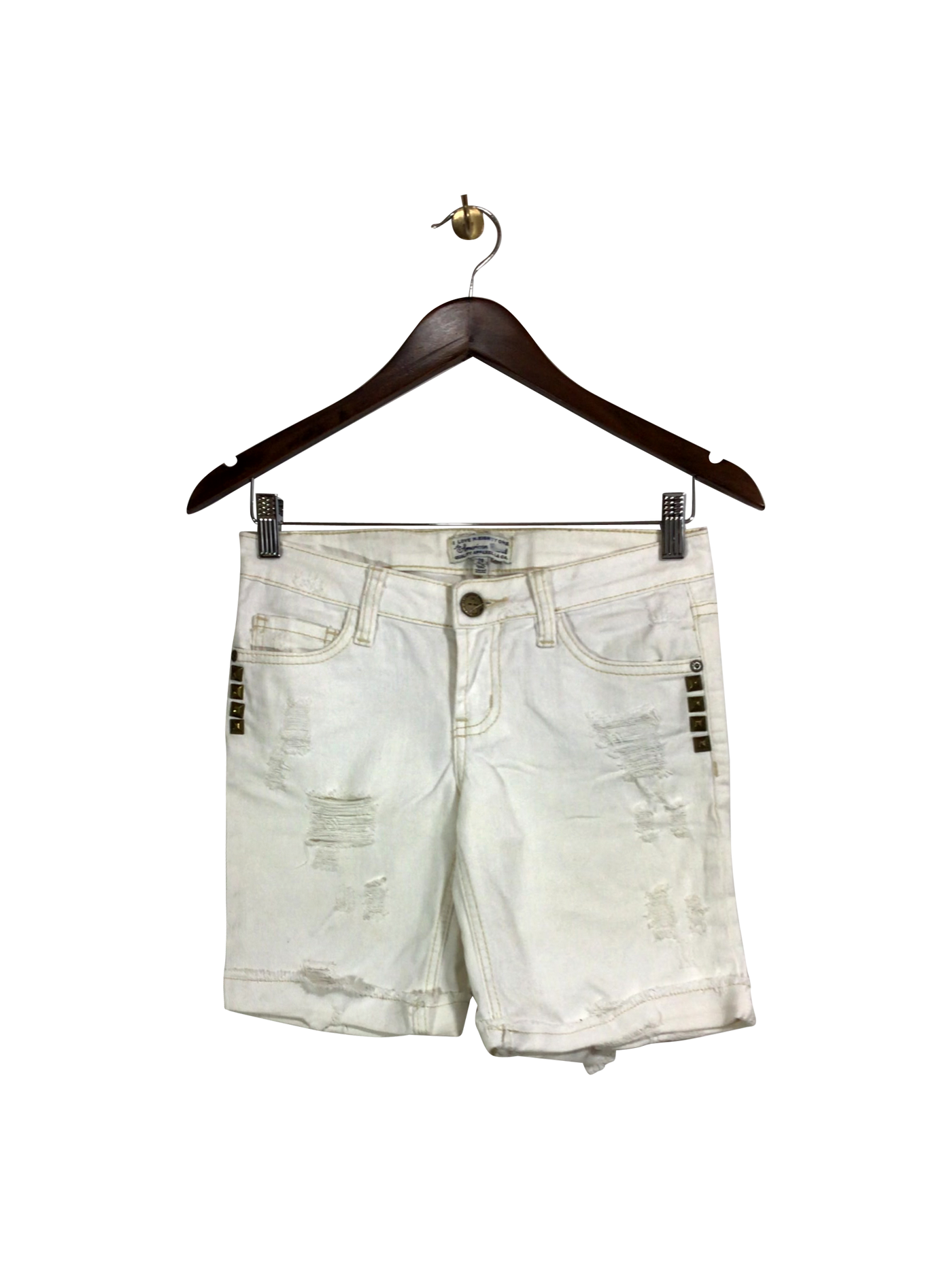 UNBRANDED Jeans Shorts Regular fit in White - Size 24 | 7.99 $ KOOP