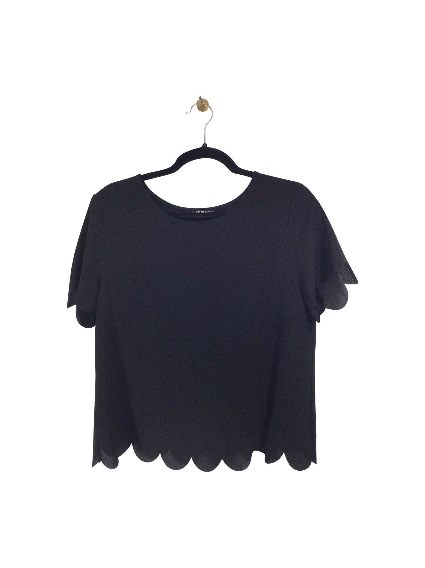 SHEIN Women T-Shirts Regular fit in Black - Size L | 9.99 $ KOOP