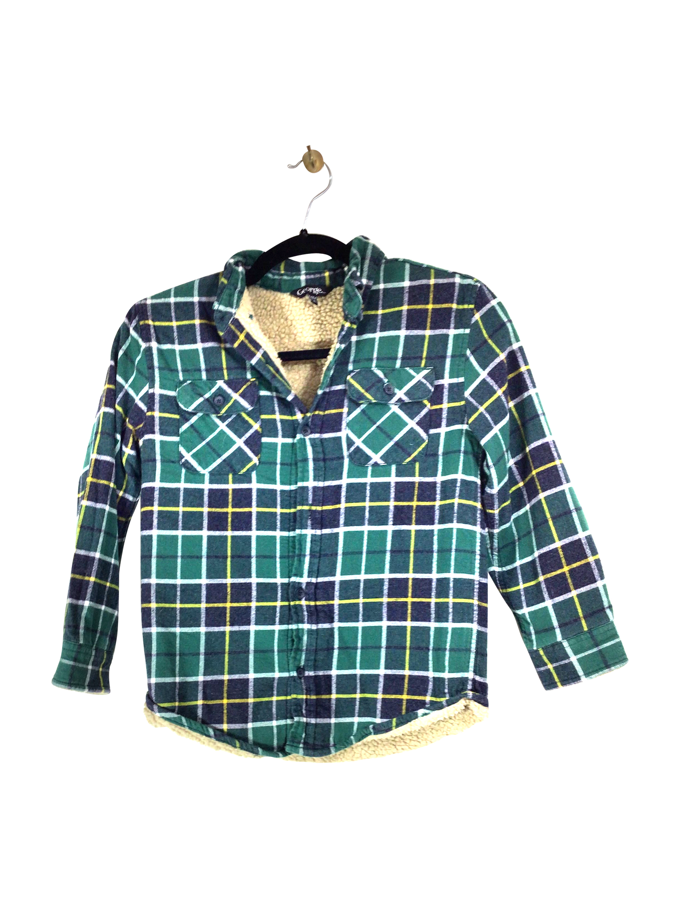 GEORGE Button Down Tops Regular fit in Green - Size M | 13.25 $ KOOP