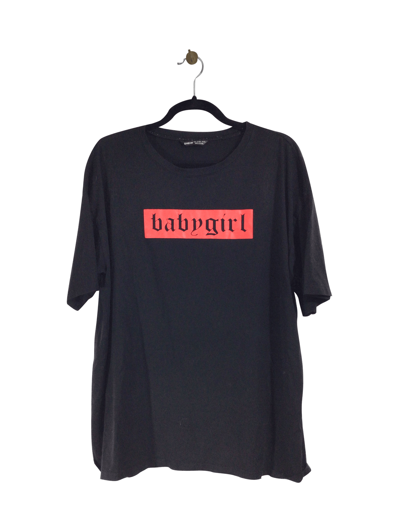 SHEIN Women T-Shirts Regular fit in Black - Size L | 7.99 $ KOOP