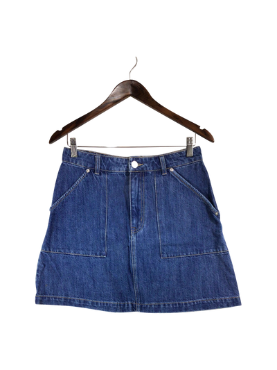 FRANK & OAK Women Denim Skirts Regular fit in Blue - Size M | 23.99 $ KOOP