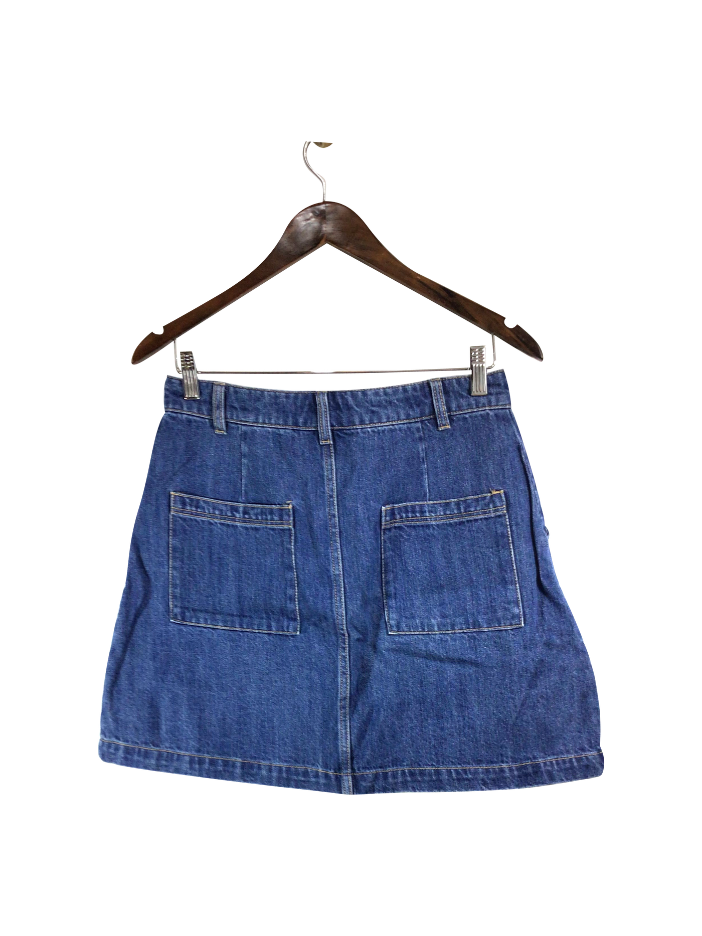 FRANK & OAK Women Denim Skirts Regular fit in Blue - Size M | 23.99 $ KOOP