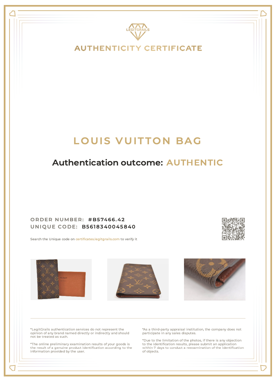 Louis Vuitton Monogram Porte Valeurs Cartes Credit M61823 Wallet Box 9401K