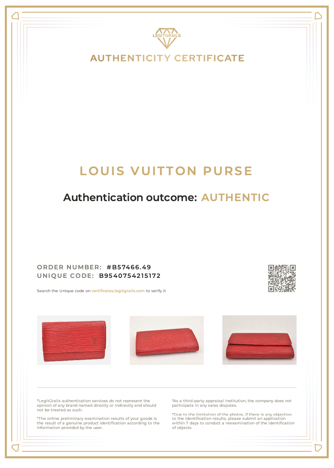 Louis Vuitton Epi Multicles 6 Key Case Red M63817 LV 7789K