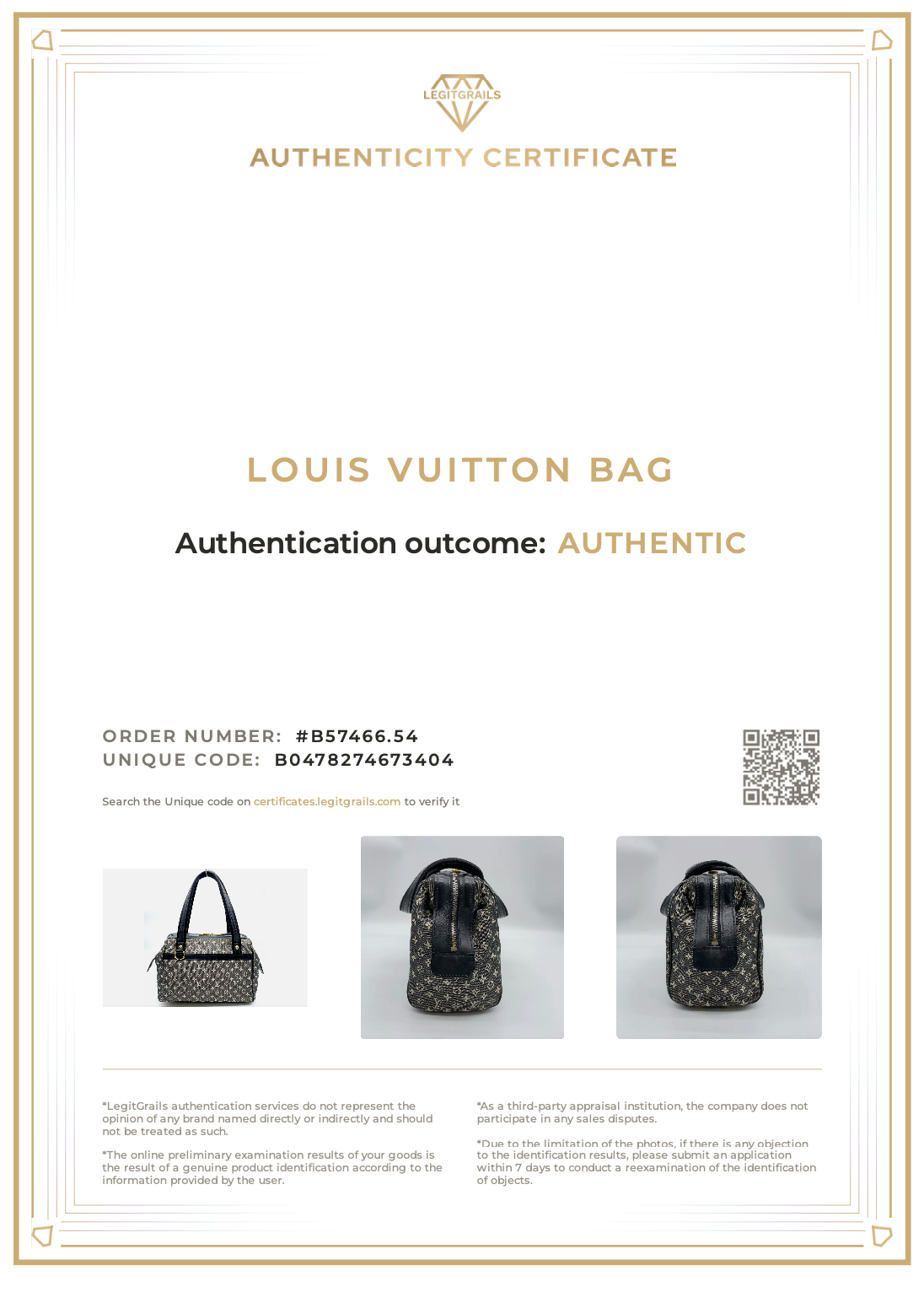 Louis Vuitton Monogram Mini Josephine PM Noir M92049 Handbag NS080474