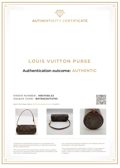 Louis Vuitton Monogram Papillon Pouch NS080867