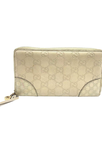 Authentic Gucci BREE Round Zippy Long Wallet NS010102