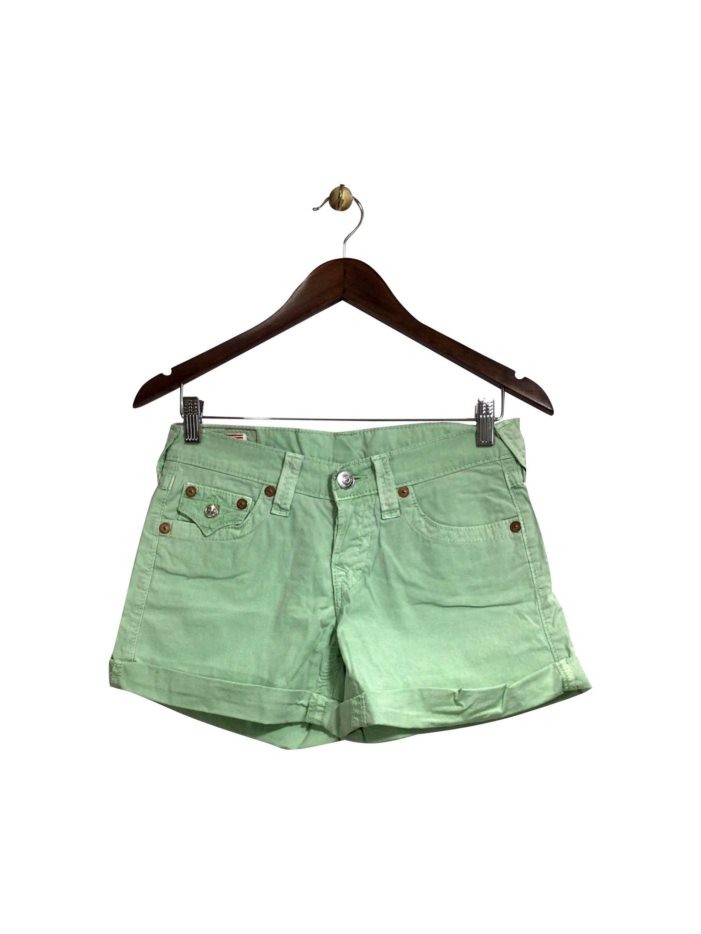 TRUE RELIGION Regular fit Pant Shorts in Green - Size 24 | 15.59 $ KOOP