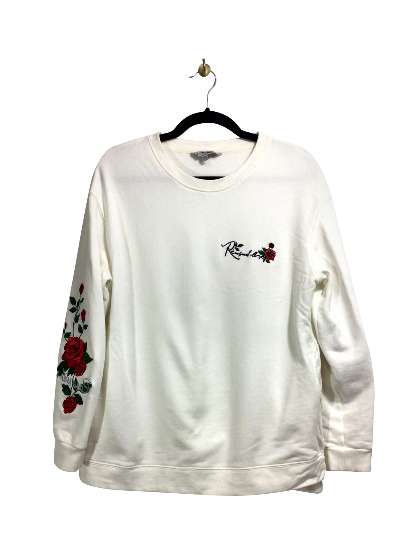 LA CHAPELLE Regular fit Sweatshirt in White  -  L  13.25 Koop