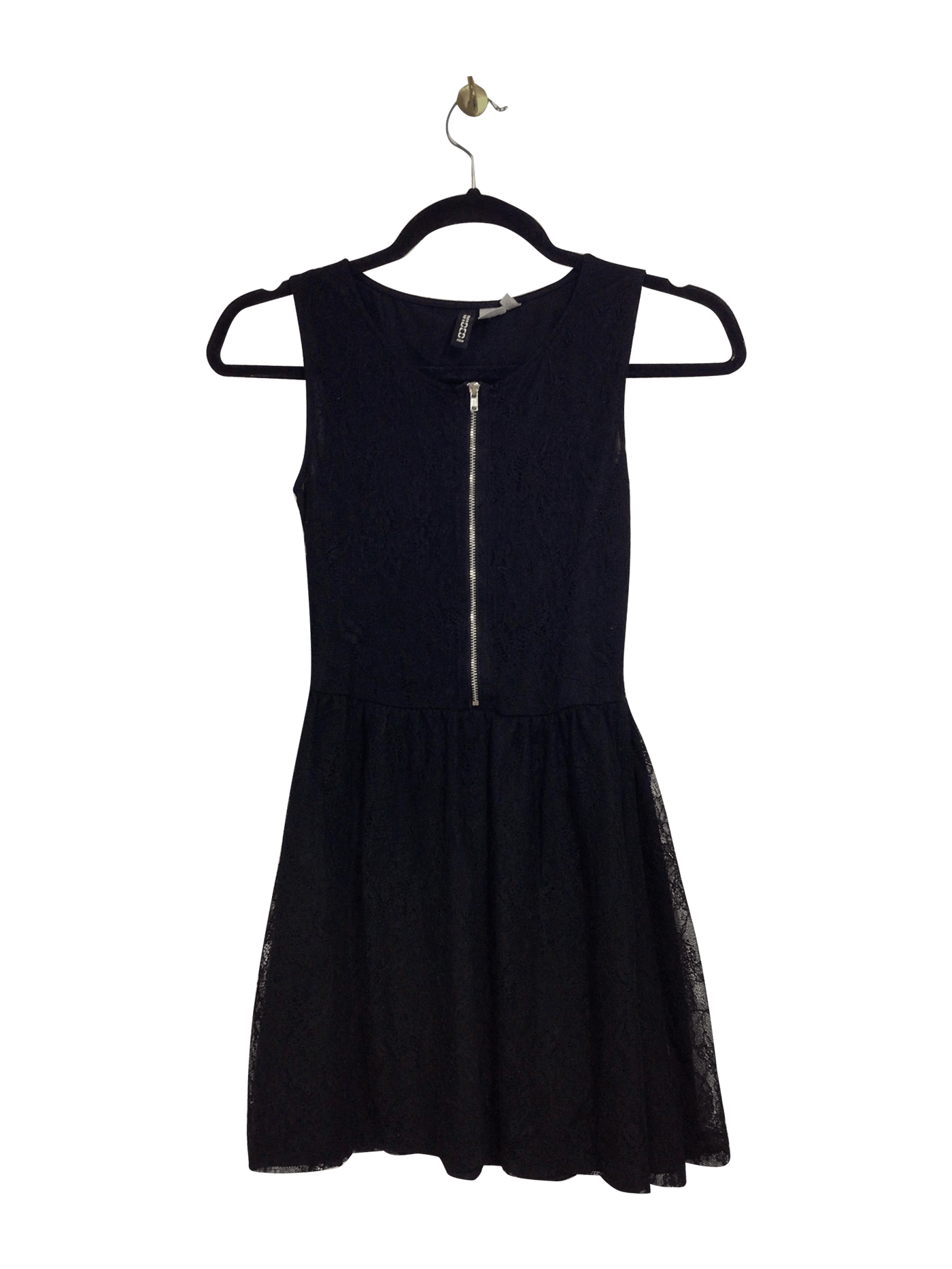 H&M Regular fit Shift Dress in Black - Size XS | 11.99 $ KOOP