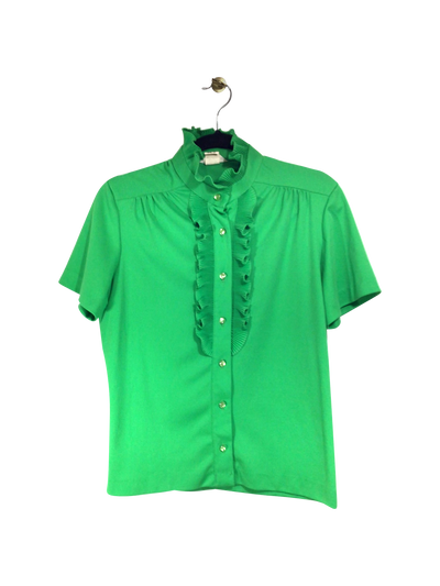 MARDI MODES Regular fit Button-down Top in Green - Size 10 | 15 $ KOOP