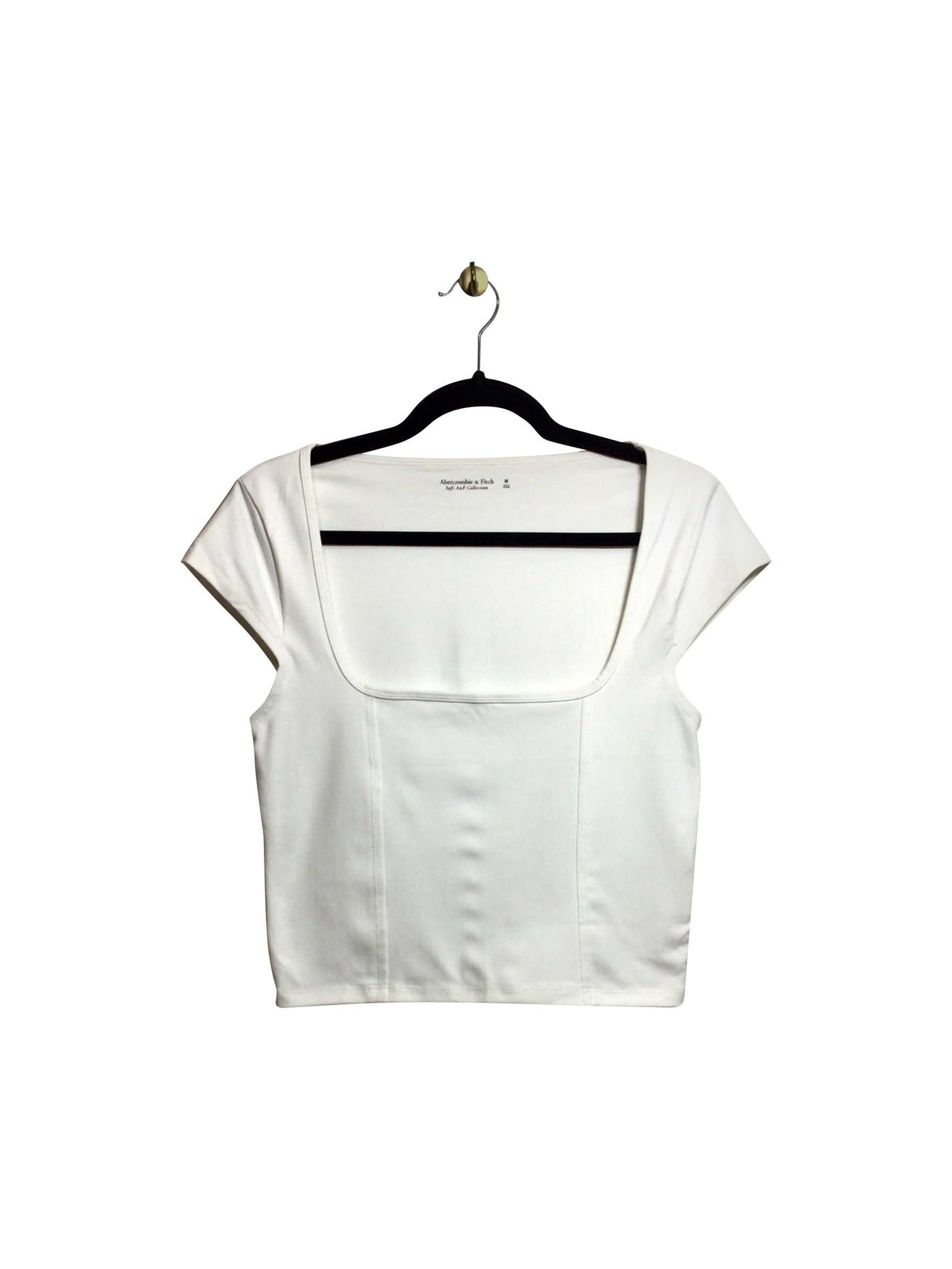 ABERCROMBIE & FITCH Regular fit Crop top in White - Size M | 13 $ KOOP