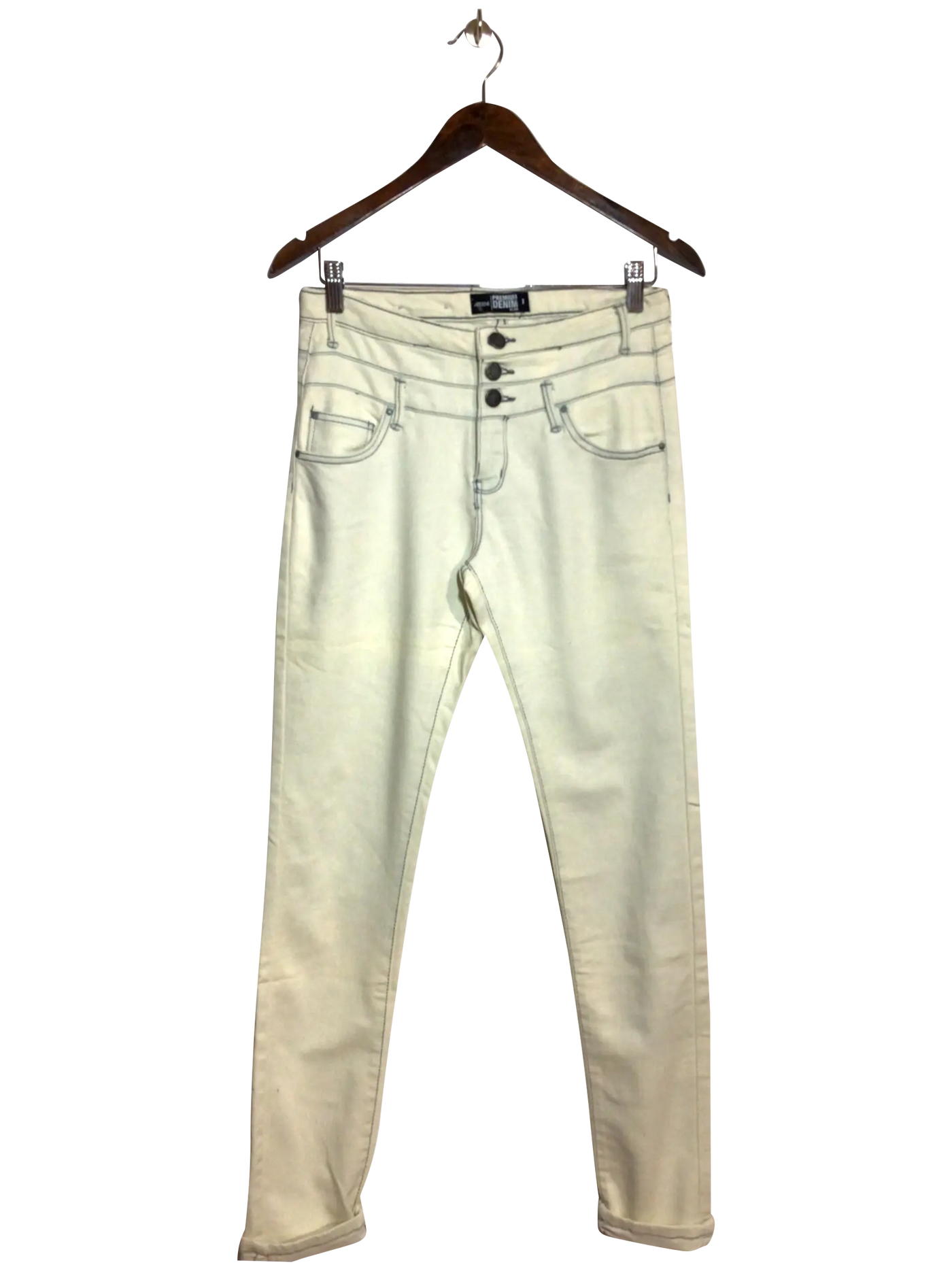ARDENE Regular fit Straight-legged Jean in White  -  7   Koop