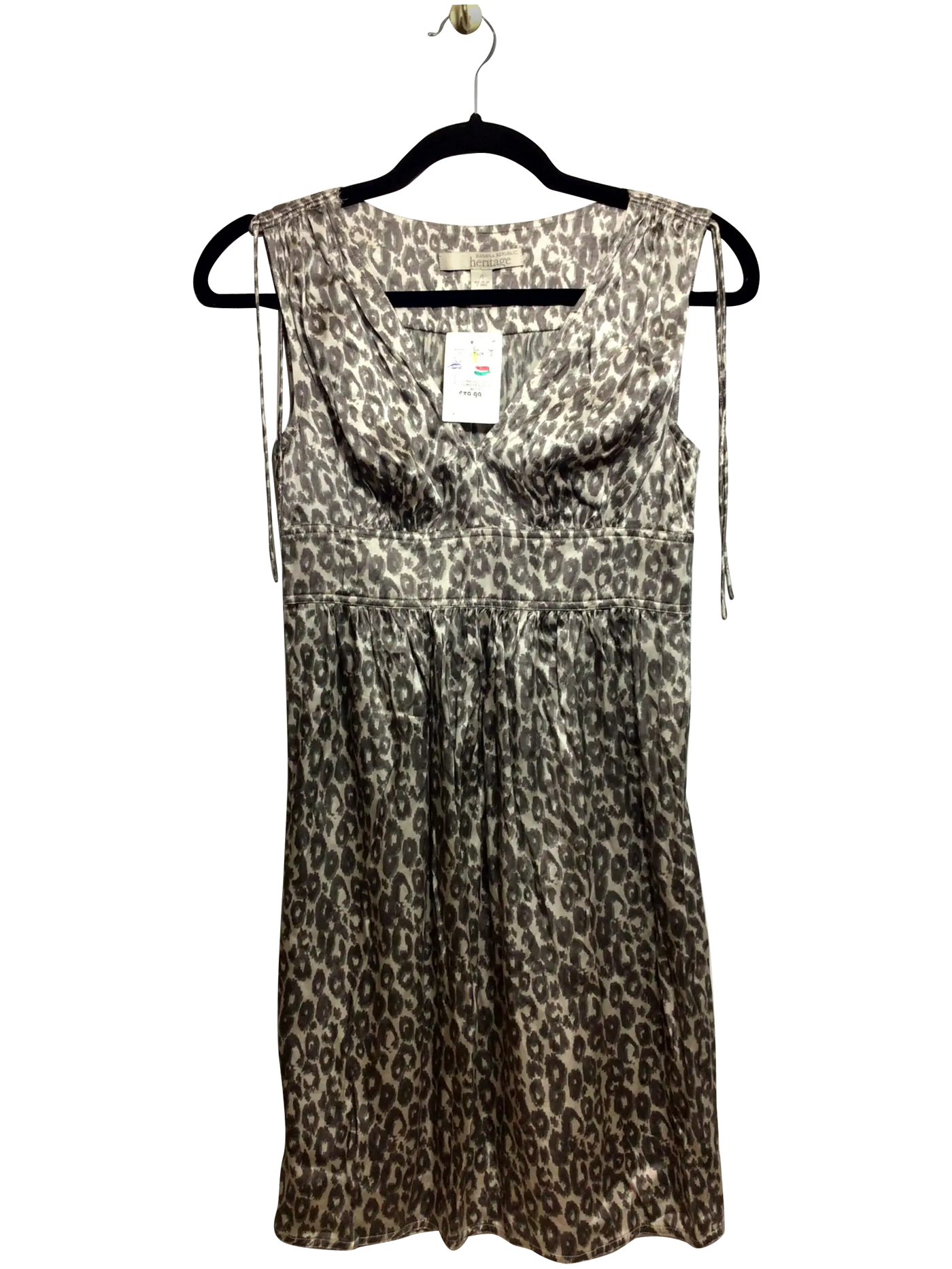 BANANA REPUBLIC Regular fit Midi Dress in Brown  -  0   Koop