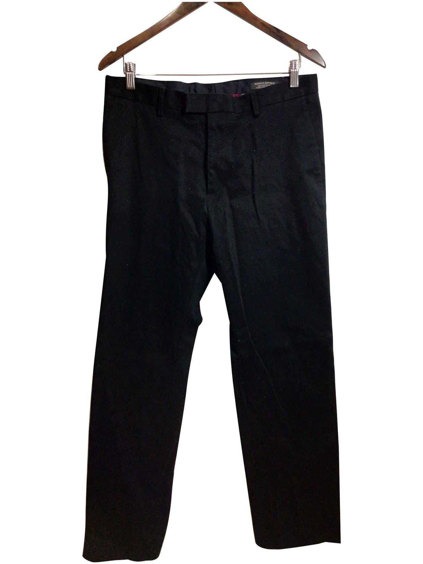 BANANA REPUBLIC Regular fit Pant in Black - 33x32   Koop