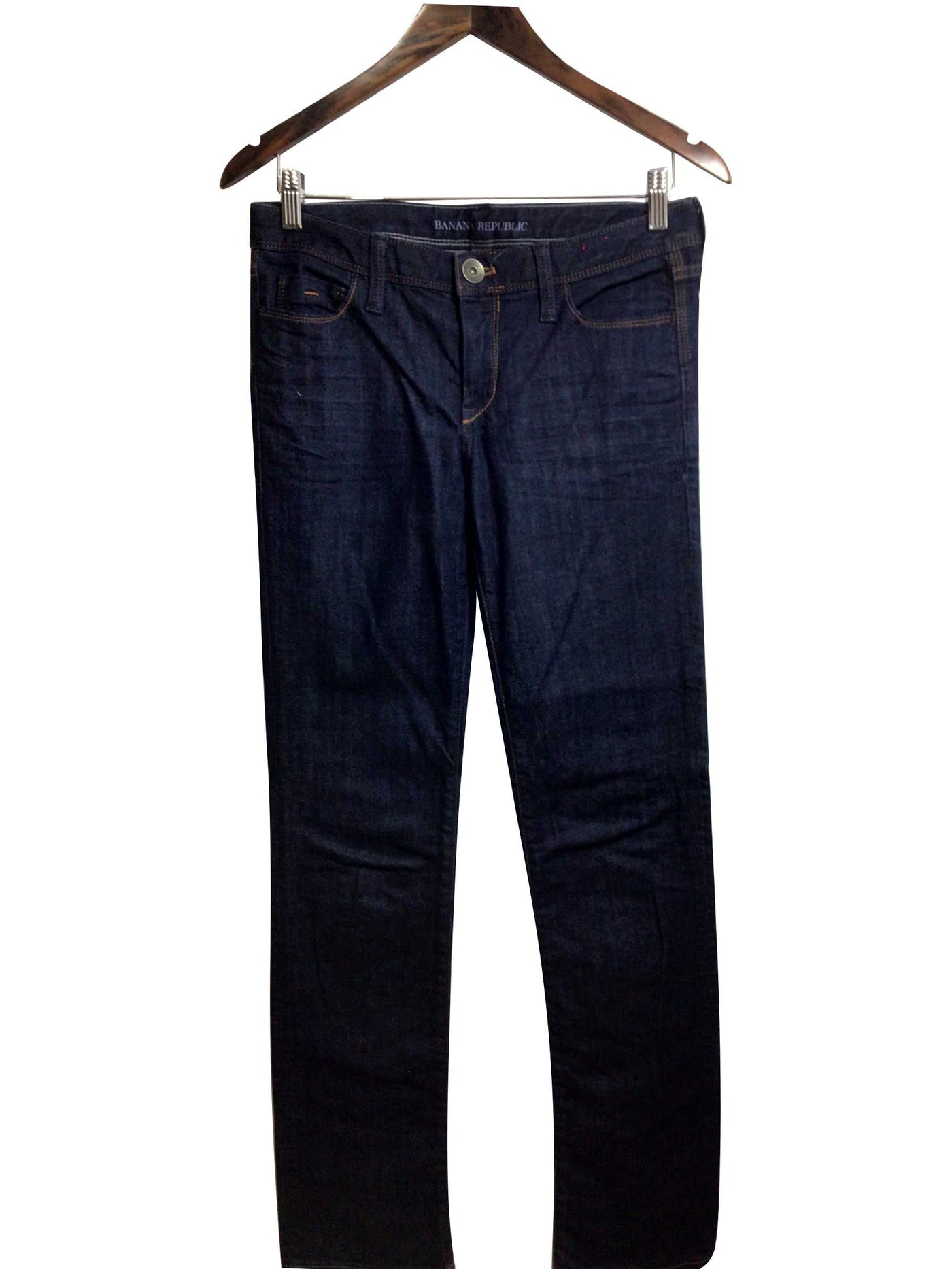 BANANA REPUBLIC Regular fit Straight-legged Jeans in Blue - 27   Koop