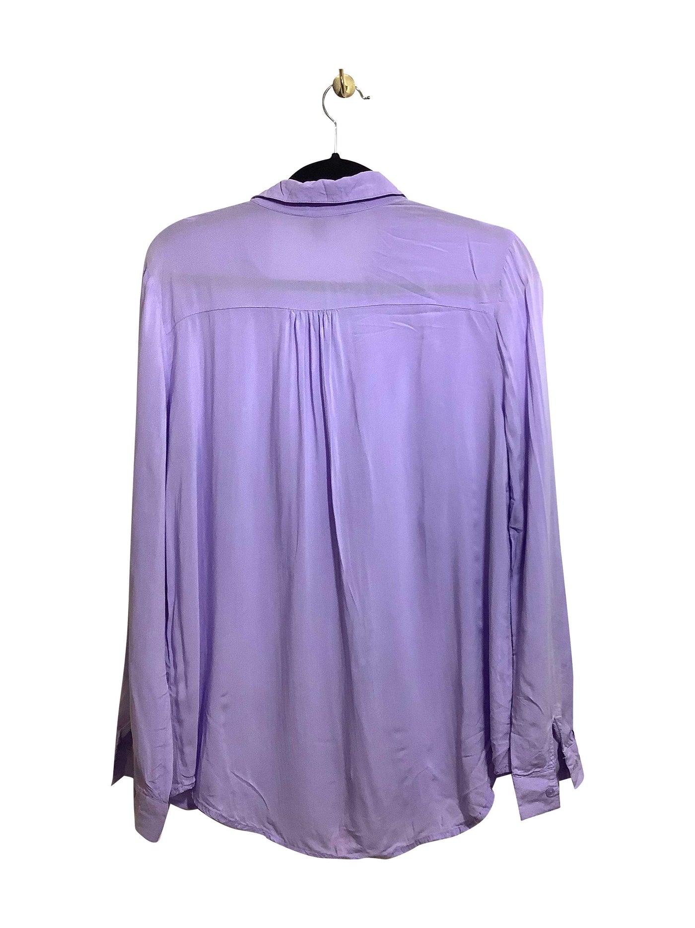BLUENOTES Regular fit Button-down Top in Purple - L   Koop