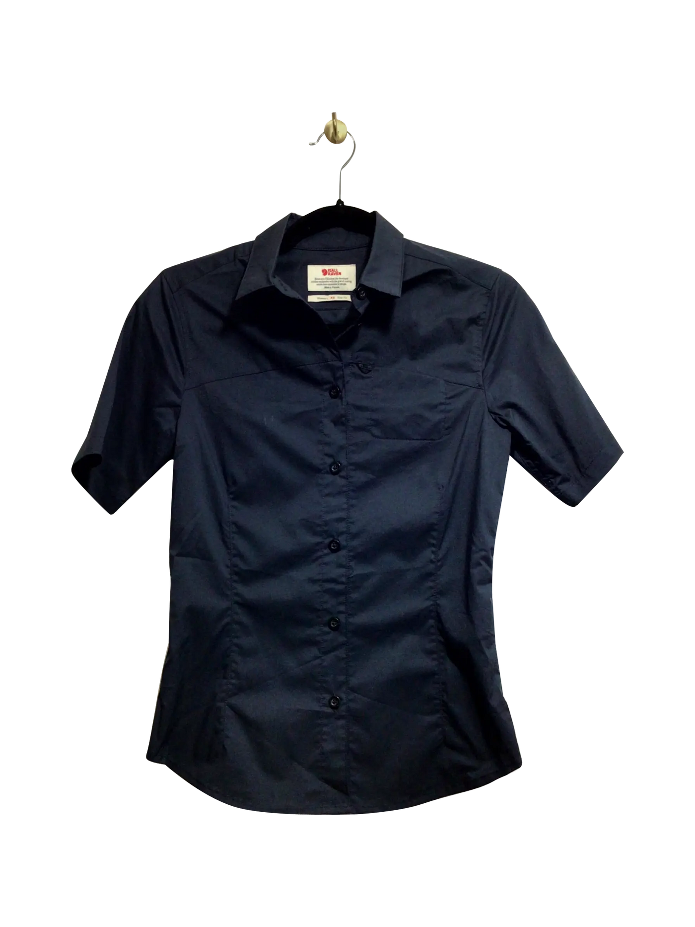 FJALL RAVEN Regular fit Button-down Top in Black  -  XS   Koop