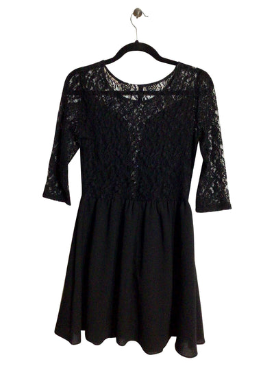 H&M Regular fit Midi Dress in Black - 8   Koop