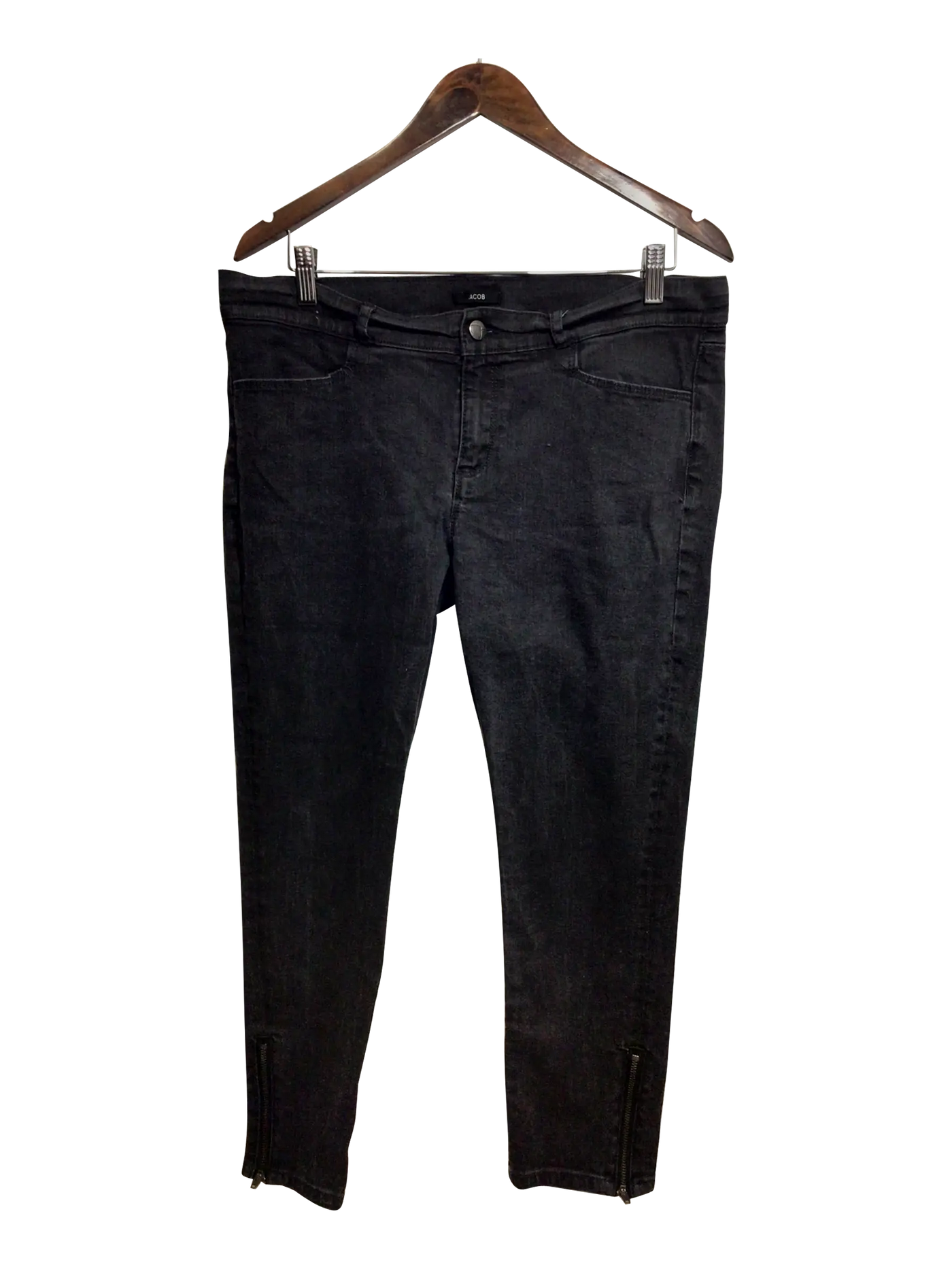 JACOB Regular fit Straight-legged Jean in Black  -  32   Koop