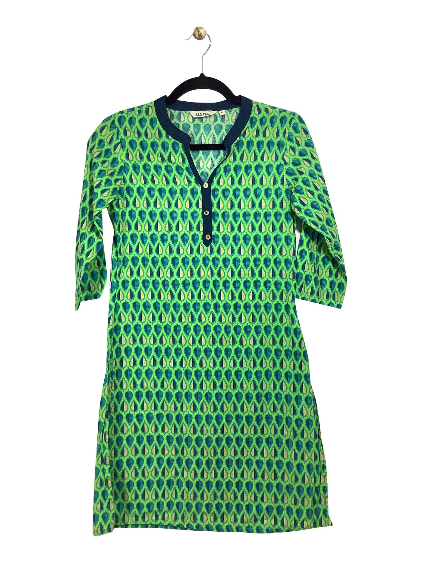 KARIGARI Regular fit Midi Dress in Green - Size XS | 15 $ KOOP