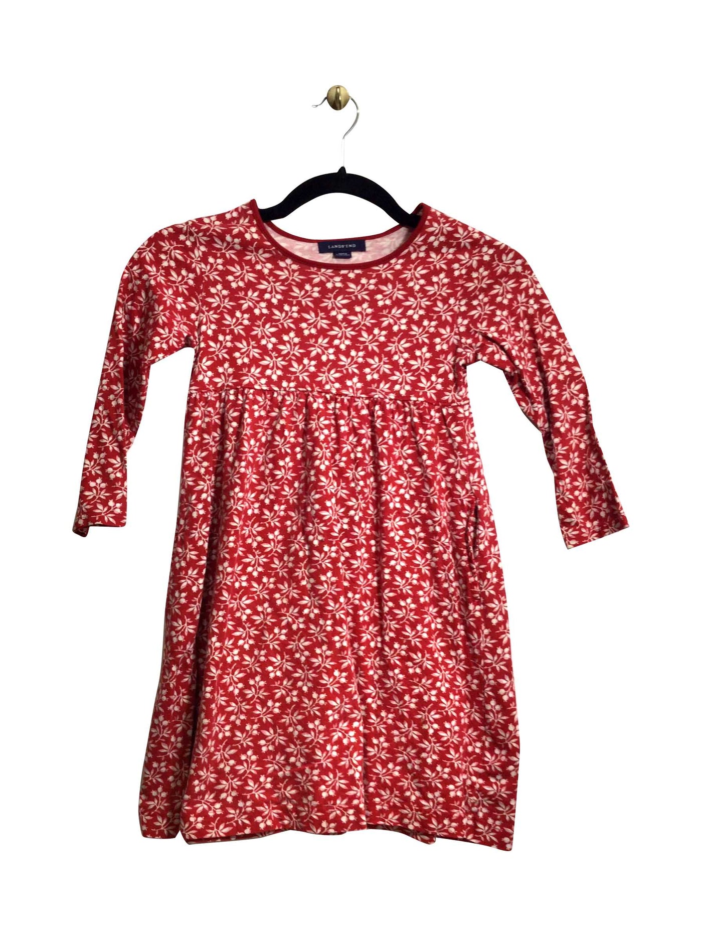 LAND'S END Regular fit Midi Dress in Red - Size 6X | 9.99 $ KOOP