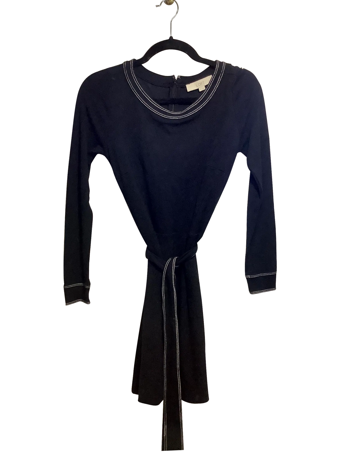 LOFT Regular fit Wrap Dress in Black  -  0   Koop