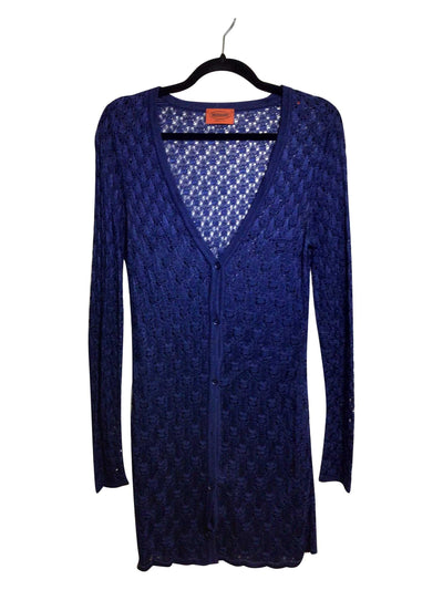 MISSONI Regular fit Button-down Top in Blue - Size S | 144.89 $ KOOP