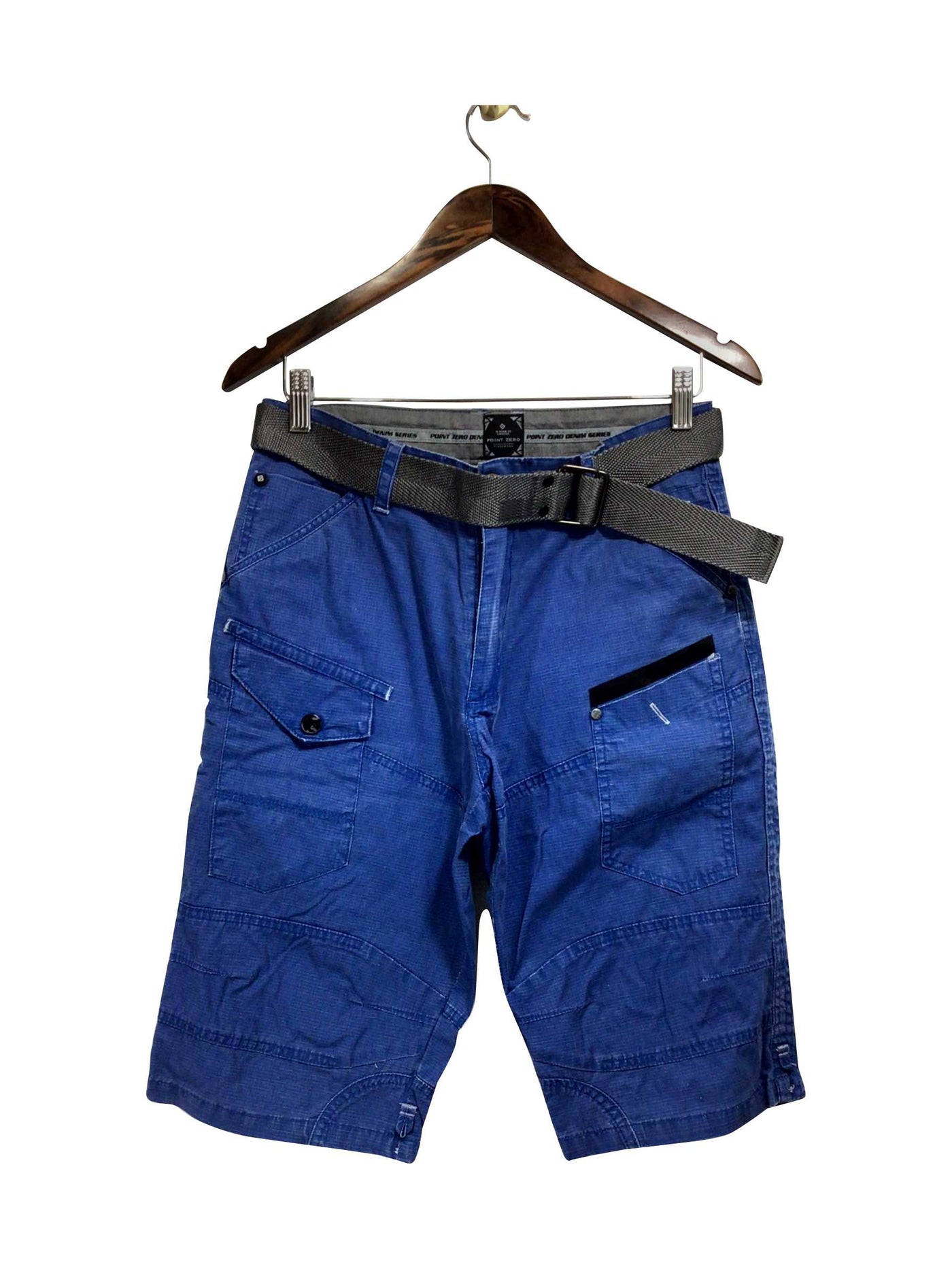 POINT ZERO Regular fit Pant Shorts in Blue  -  30  15.00 Koop