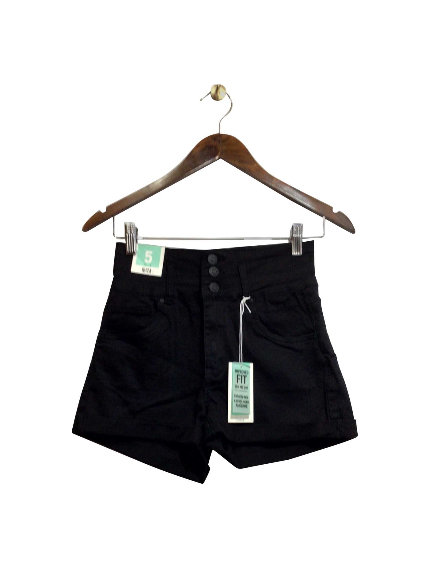 REFUGE Regular fit Pant Shorts in Black  -  5  11.29 Koop