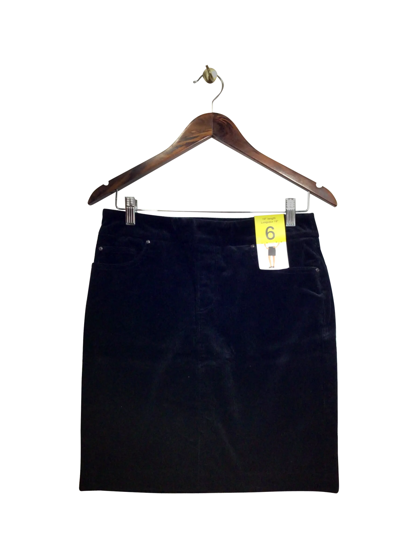 S.C. & CO. Regular fit Skirt in Black  -  6   Koop