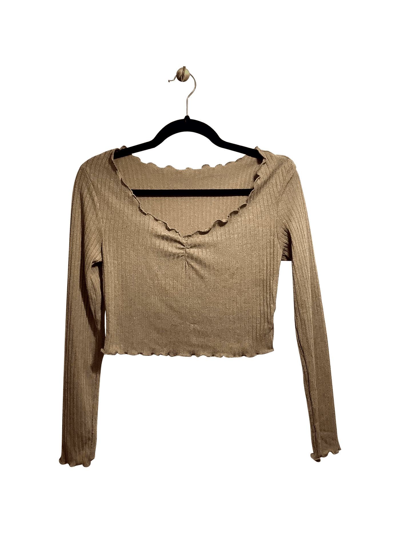 SHEIN Regular fit Crop top in Brown  -  S   Koop