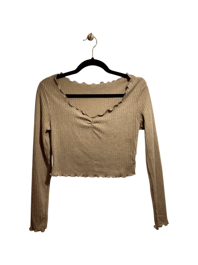 SHEIN Regular fit Crop top in Brown  -  S   Koop