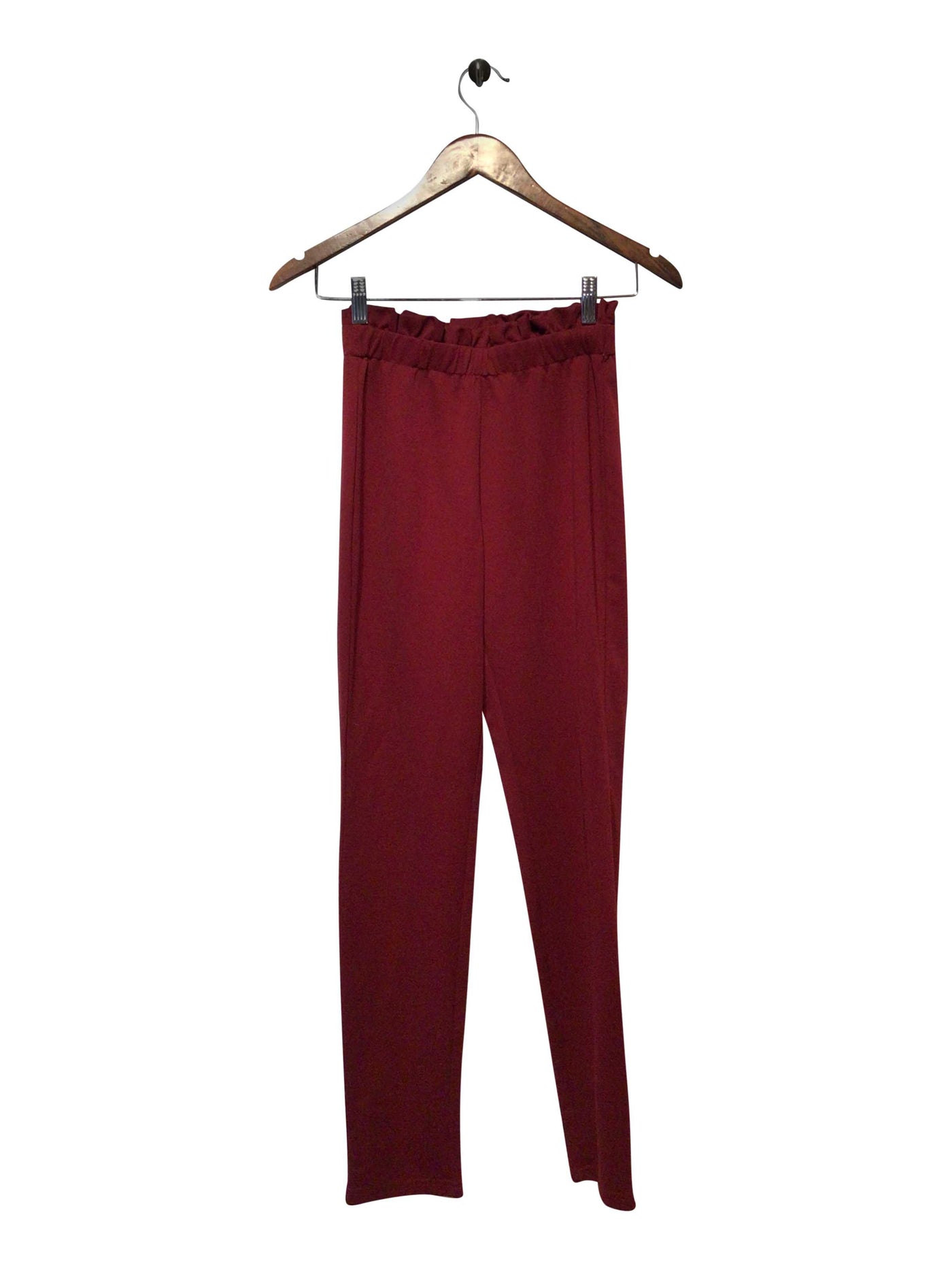 SHEIN Regular fit Pant in Red  -  XS  10.99 Koop