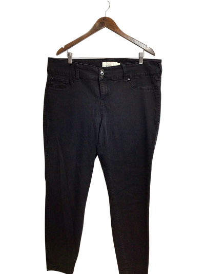 TORRID Regular fit Straight-legged Jean in Black  -  22R   Koop