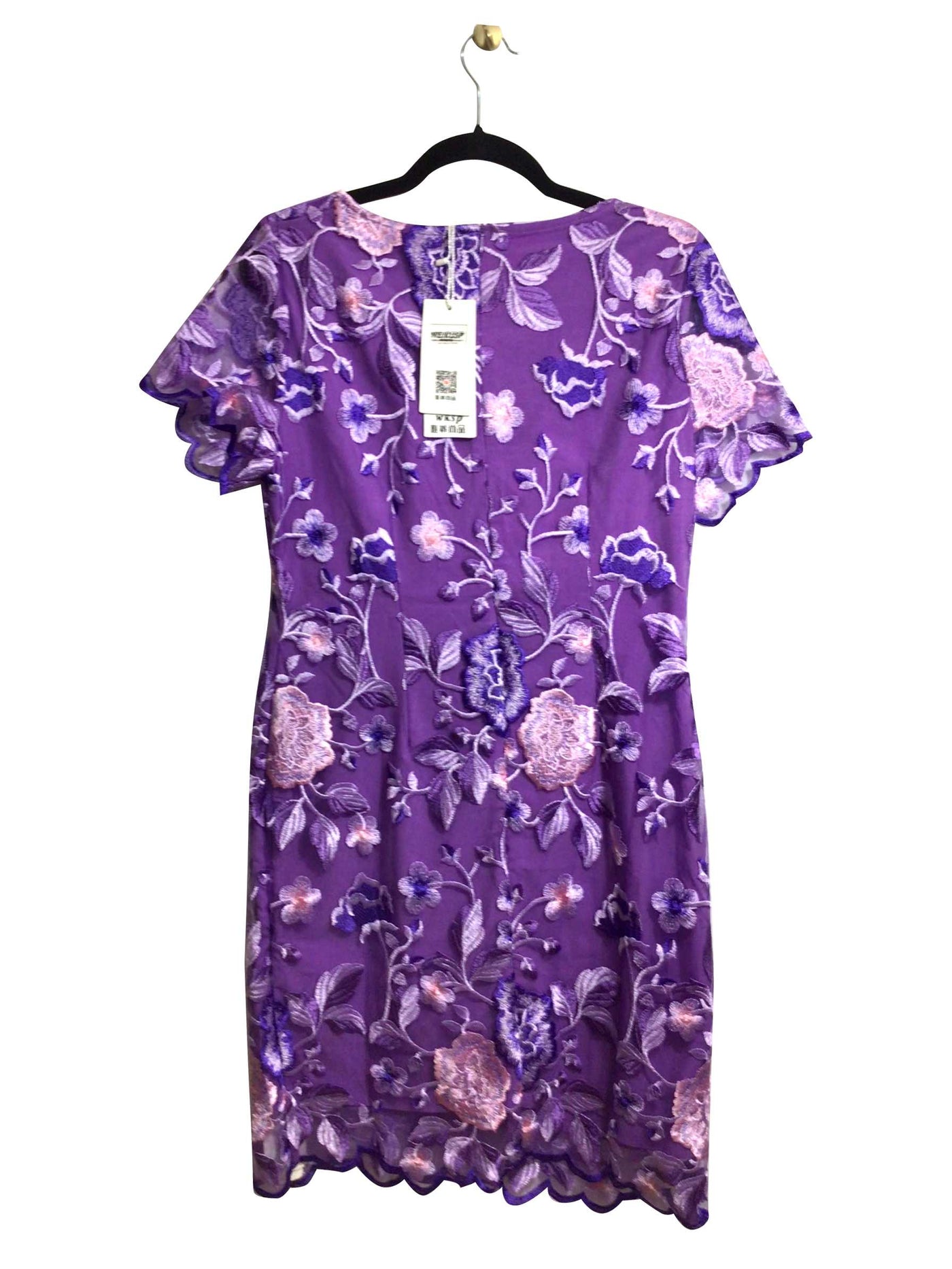 UNBRANDED Regular fit Midi Dress in Purple - S   Koop