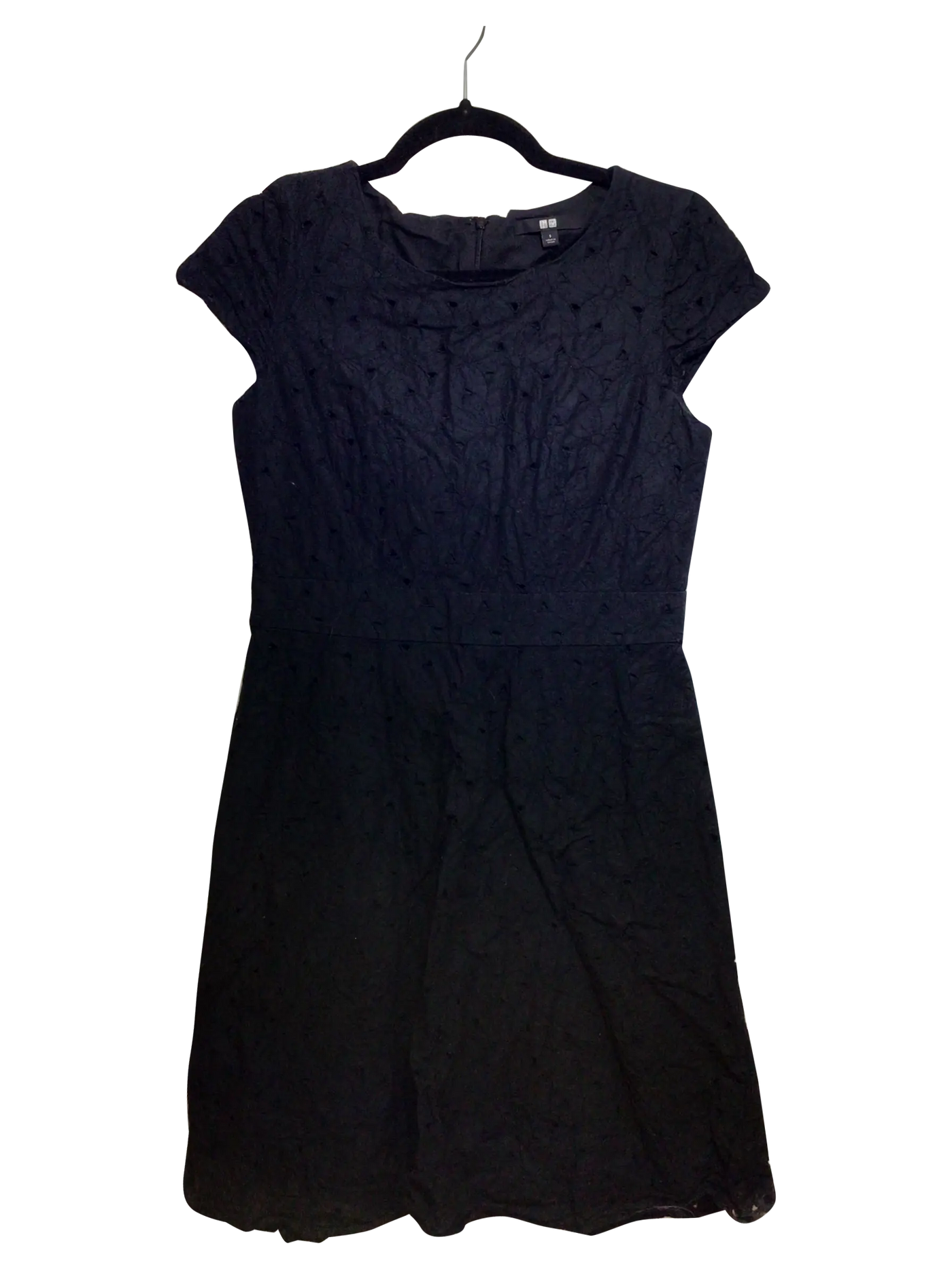 UNIQLO Regular fit Midi Dress in Black  -  S   Koop