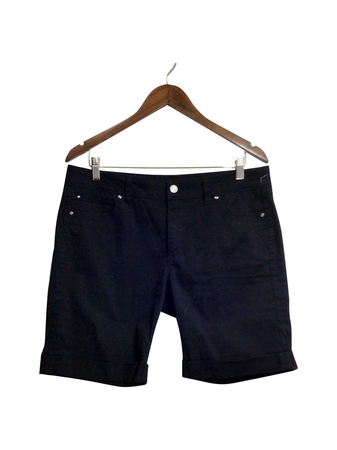 WHITE HOUSE BLACK MARKET Regular fit Jeans Shorts in Black - Size 12 | 6 $ KOOP